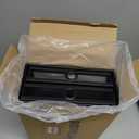 ROSYLINE Under Desk & Desktop Drawer Organizer - 2-Tier Metal Slide Out Drawers Organizer, Storage for Home Office Desk (Black)