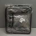 6 Pack Large Clear Travel Packing Cube, See-Through PVC Organizer, Vinyl Zippered Storage Bags Multipurpose Pouch with Handle for Suitcase Pants, Cashmere, Sweaters Shirts Dress Storage