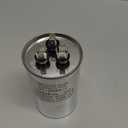 40+5 uf MFD 370/440 VAC Dual Run Round Capacitor, Universal AC Capacitor Replacement for HVAC Air Conditioner, Heat Pump, Condenser Straight Cool (01-0084)