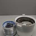VIWINVELA 3 IN 1 Indoor Dryer Vent Kit Filter Bucket for Electric Dryer with 4-Inch by 5-Feet Proflex Duct (Silver)