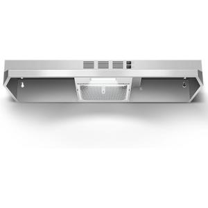 Range Hood 36 inch Under Cabinet, Ducted/Ductless Kitchen Hood 280CFM, Stainless Steel Vent Hood with Rocker Button Control, Stove Hood with 2 Speeds Fan, Bright LED Light