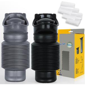 Pee Bottles For Men, Collapsible Urine Bottle With Disposable Replacement Bags, Car Pee Bottle For Men And Women, 750ml, Leakproof, 2-Piece Set Emergency Urinal For Road Trips, Traffic Jams And Camping (Gray and Black)