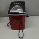 Frigidaire 26 Lbs per Day Portable Compact Maker, Ice Making Machine, Red Stainless, Medium