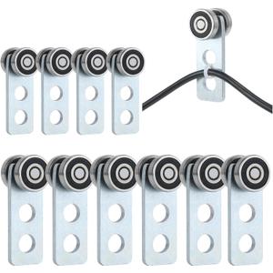 2 Wheel Trolley Assembly Rollers.Bearing Trolley Assembly.The top of The Trolley has Room for Set Screws, Allowing The use of a 1-5/8" high Strut Channel