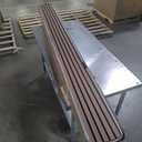 Art3d 6-Piece Wood Slat Acoustic Panels for Stylish Decor and Noise Reduction, 3D Textured Panel for Ceiling and Wall, Walnut (6Pcs - 94.5 * 7.9 inch)