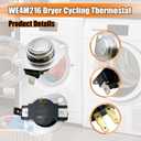 WE4M216 Dryer Cycling Thermostat Compatible with GE Dryer,Replaces 276485 AH267949 EA267949 PS267949 WE04M0056 WE04M0216 WE4M317 WE4M56
