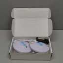 Rechargeable Floating Pool Lights (2 Pack) - Pool Light that Float with Vibrant RGB Colors, IP68 Waterproof Pool Lights, Upper and Lower Color Changing Floating Led Lights for Pond, Bathtub and Party