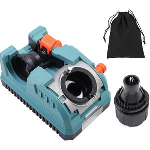 Drill Bit Sharpener for 3/32" to 3/4" Bits, Sharpens HSS and Carbide,115-140 Angle Adjustment, Sharpening Tool for Home,Work & DIY