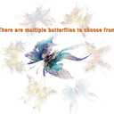 3D Metal Puzzle for Adults Wishing The Butterfly Metallic Models Kits,Butterfly Mechanical Model Building Kit,Adults Assembly Brain Teaser,Assemble Disassemble Metal Puzzles (Friendship)