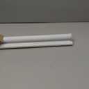 LazBlinds No Tools No Drill Cordless Zebra Blinds for Windows, Dual Layer Light Control for Day and Night, Light Filtering Privacy Roller Blinds and Shades for Home, 35" W x 48" H, White