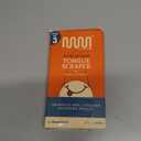 MasterMedi Tongue Scraper for Adults, 100% Stainless Steel Tongue Scrubber for Bad Breath, Easy to Use, Tongue Cleaner for Oral Care & Hygiene (SS Pack of 3)