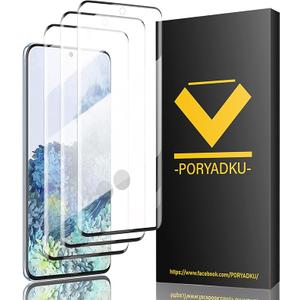 3 Pack For Samsung Galaxy S20 Plus Screen Protector[6.7 Inch] Tempered Glass, HD Clear Anti Scratch, Fingerprint Compatible with S20 Plus 5G Glass Screen Protector