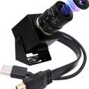 ELP 4K USB HDMI Camera Manual Zoom Webcam - Variable Focus H.264 Telescope USB Security Mini Close-up for Computer - 8mp IMX415 Industrial CCTV (2.8-12mm 4X Zoom Lens)