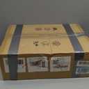 YKYQQLT Mondern Brass Island Pendant Light, 12'' Glass Pendant Lights, Gold Kitchen Island Pendant Light Fixture, Farmhouses Pendant Light, for Kitchen, Dining, Bathroom, Bedroom, Bulb Included