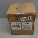 8/7/6 inch Plant Pots, 3 Set Cylinder Flower Pots for Outdoor Indoor Plants, Decorative Plastic Planters with Drainage Holes and Saucers for Garden House Plants, Black