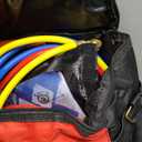 VTG VOGTEN 4.5 CFM AC Vacuum Pump and Gauge Set, for Mini Split/HVAC/Auto Systems, Manifold Gauge Kit Compatible with R134a R12 R22 R502, Includes R134a Can Tap, R410a Adapters