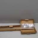 Ivilon Drapery Window Curtain Rod - End Cap Style Design 1 Inch Pole. 48 to 86 Inch Color Warm Gold
