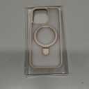 TORRAS Desert Titanium for iPhone 16 Pro Case Magnetic Stand, [Compatible with MagSafe][Flexible Stable Stand] MilGrade Protection Translucent Slim AntiScratch Ring Kickstand, Rose Gold 6.3", Ostand