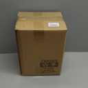 1 Gallon thickened Square Glass Pitcher with Lid, Classic Stripes Water Pitchers for Fridge, Borosilicate Glass Carafe for Hot/Cold Brew Drink, Extra Large Jug with Handle for Iced Tea, Coffee, Juice (Silver)