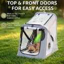 Portable Dog Crate for Car Travel, 29.5"L×22"W×29.5"H Collapsible Dog Crate