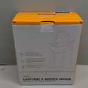 Single Serve One Cup Coffee Maker, for K Cups and Grounds, Mini Coffee Maker with Portable Handle, 6 to 12 Oz Brew Size, for Travel, Camping, Office, RV and Dorm, 120V, Black and Gold