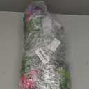 trytuny Artificial Flowers for Outdoor, UV Resistant Fake Silk Flowers, Realistic Faux Plants for Outside Indoor Porch Patio Window Box Planter Home Decor (20, Purple Rosy Pink)