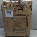 RAINSMORE Expandable Carry on Luggage 20 Inch, Airline Approved Carry on Suitcase with Front Pocket&Laptop Compartment, Hardshell Rolling Travel Luggage with Spinner Wheels,Black