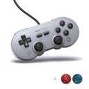 8Bitdo SN30 Pro USB Wired Controller Retro Classic GamePad for Switch, PC Windows & Raspberry PI (Gray edition)