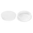 uxcell 2Pcs Silicone Hole Plug, Waterproof Round Rubber Stoppers Bottle Seal Plugs Tube Pipe End Caps for 75mm/2.95" Hole for Bathtub Bottle, White
