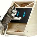 Dog Nail Scratch Board with Treat: Wooden Dog Nail File Board with Replaceable Sandpaper, Quiet Dog Nail Trimmer Alternative for Stress-Free Nail Care