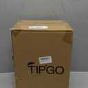 TIPGO Bathroom Trash Can with Lid, 10 Liter/ 2.6 Gallon Slim Garbage Can, Small Trash Bin Waste Basket with Pop-Up Lid for Kitchen, Bedroom, Living Room, Office (Black)