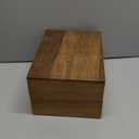 WEVOIRD Rustic Solid Barn Wood Burial Cremation Urn Boxes and Casket for Human Ashes Adult Man or Woman up to 240 lbs