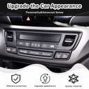 Center Console Air Conditioning Mode Button Frame Cover Trim for Honda Pilot 2016-2022/ Honda Ridgeline 2017-2023/ Honda Passport 2019-2023 Interior Accessories ABS Material (Matt Black)
