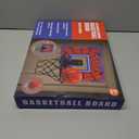 Basketball Hoop Indoor,Mini Hoop with LED Light/Scoreboard, Door Basketball Hoop Basketball Toys Gifts for 5 6 7 8 9 10 11 12 Year Old Boys Girls (Honeycomb Pattern)