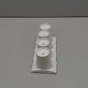 Wall Nanny Extender - 6 Inch Baby Gate Extension Guard (3 Inches per Side) Extends Pressure Mounted Gates + Protects Walls + Stabilizes Gate - for Child, Pet & Dog Gates - Protector Works on Stairs (White)