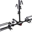 MaxxHaul 50027 Hitch Mount Bike Rack Platform - Style 2-Bike Rack for Cars Trucks SUVs Minivans with Hitch Tightener, Great For E-bikes With Standard Width Tires