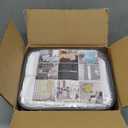 Madison Park Duvet Cover Set for Hot Sleepers - Linen Cotton Rayon Blend, Cal King Size 3 Piece Set with Shams - Lightweight & Breathable Bedding, Tan Striped Design