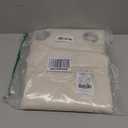 NICETOWN Natural Linen Curtains 84 inch Long 2 Panels Set, Grommet Top Thick Linen Burlap Semi Sheer Vertical Drapes Privacy Assured with Light Filtering for Bedroom/Living Room, W55 x L84