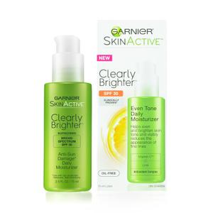 Garnier SkinActive Clearly Brighter SPF 30 Face Moisturizer with Vitamin C, 2.5 Fl Oz (75mL), 1 Count 