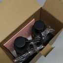 Foaming Soap Dispenser Set, Glass Foam Soap Dispenser with Plastic Pump, 8.5oz Empty Refillable Glass Bottle for Liquid Soap - Kitchen, Bathroom, Commercial