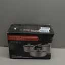 Aufranc Stainless Steel pots and pans set, 6 Piece Nonstick Kitchen Induction Cookware Set,Works with Induction/Electric and Gas Cooktops, Nonstick, Dishwasher