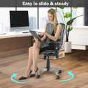 Clear Chair Mat for Hardwood Floors 36"x48" - Office Desk Chair Mat Protector Easy Glide for Rolling Chairs, Home & Computer Use