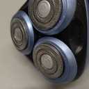 GDKLXL Rechargeable Electric Razor for Men: IPX7 Waterproof Shaver - 1.5H Fast Charge, 4D Flex Precision Blades with Pop-Up Trimmer - Gentle on Sensitive Skin, Travel-Friendly (Dusty Blue)