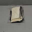 20 Pack Blank Cotton Canvas DIY Craft Zipper Bags Pouches Pencil Case for Makeup Cosmetic Toiletry Stationary Storage