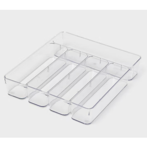 5-Compartment silverware or utensil drawer organizer