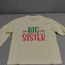 Big Sister Shirts for Girls Gifts Promoted to Big Sister Announcement Shirt Toddler, Size: 5-6 Years