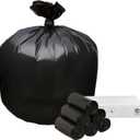 Top Knot Bags 33 Gallon Garbage Trash Bag 33X39" 1.2 Mil Black 150 Count Can Liner Bulk 30 Gallon 31 Gallon 32 Gallon 34 Gallon 35 Gallon Made in USA