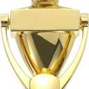 PATIKIL 9/16" Door Knocker with Viewer, 1 Pcs 180 Degree Door Viewer Die-Cast Construction with Peephole Fits 1-3/8inch to 2-3/8inch Door Peep Hole for Home Office Hotel, Gold