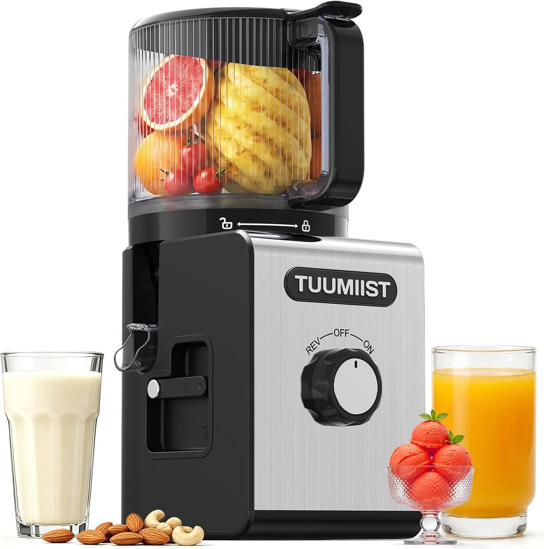 TUUMIIST 3-in-1 Juicer Machines, Makes Juice & Sorbet & Nut Milk