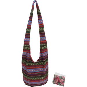 Bohemian Hobo Bags for Women, Slouchy Shoulder Bag for Daily, Includes Small Storage Pouch